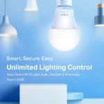 TP-LINK Smart Λάμπα Tapo L520E v1 LED 8W για Ντουί E27 Φυσικό Λευκό 806lm Dimmable TAPO L520E