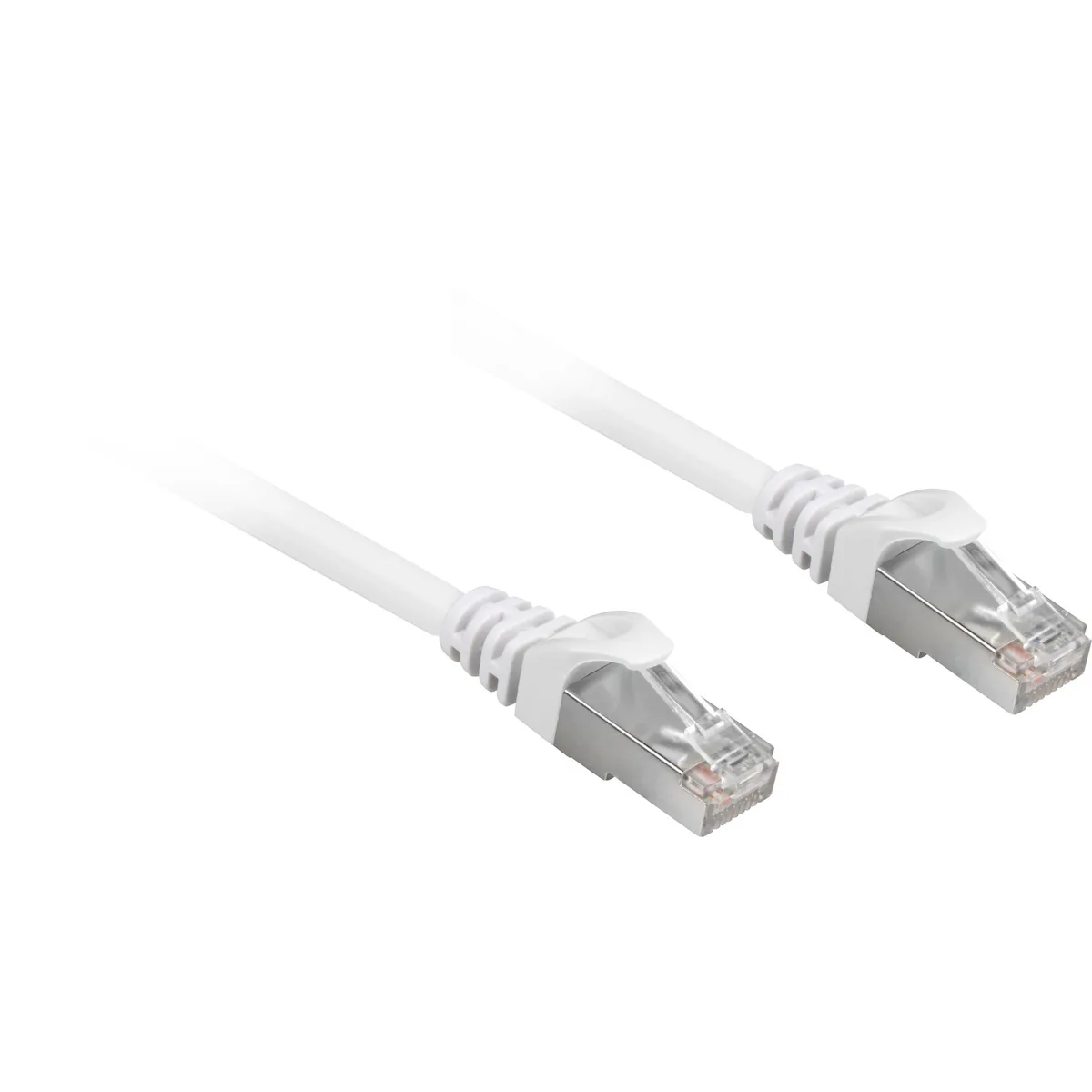 Sharkoon S/FTP Cat.6a Καλώδιο Δικτύου Ethernet 0.25m Λευκό 1τμχ - Image 1