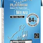 Platinum Pet Food & Care Menu Υγρή Τροφή για Κουτάβια σε Κονσέρβα με Κοτόπουλο χωρίς Σιτηρά 375gr 27694