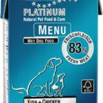 Platinum Pet Food & Care Menu Υγρή Τροφή Σκύλων σε Κονσέρβα με Κοτόπουλο και Ψάρι χωρίς Σιτηρά 375gr 41738