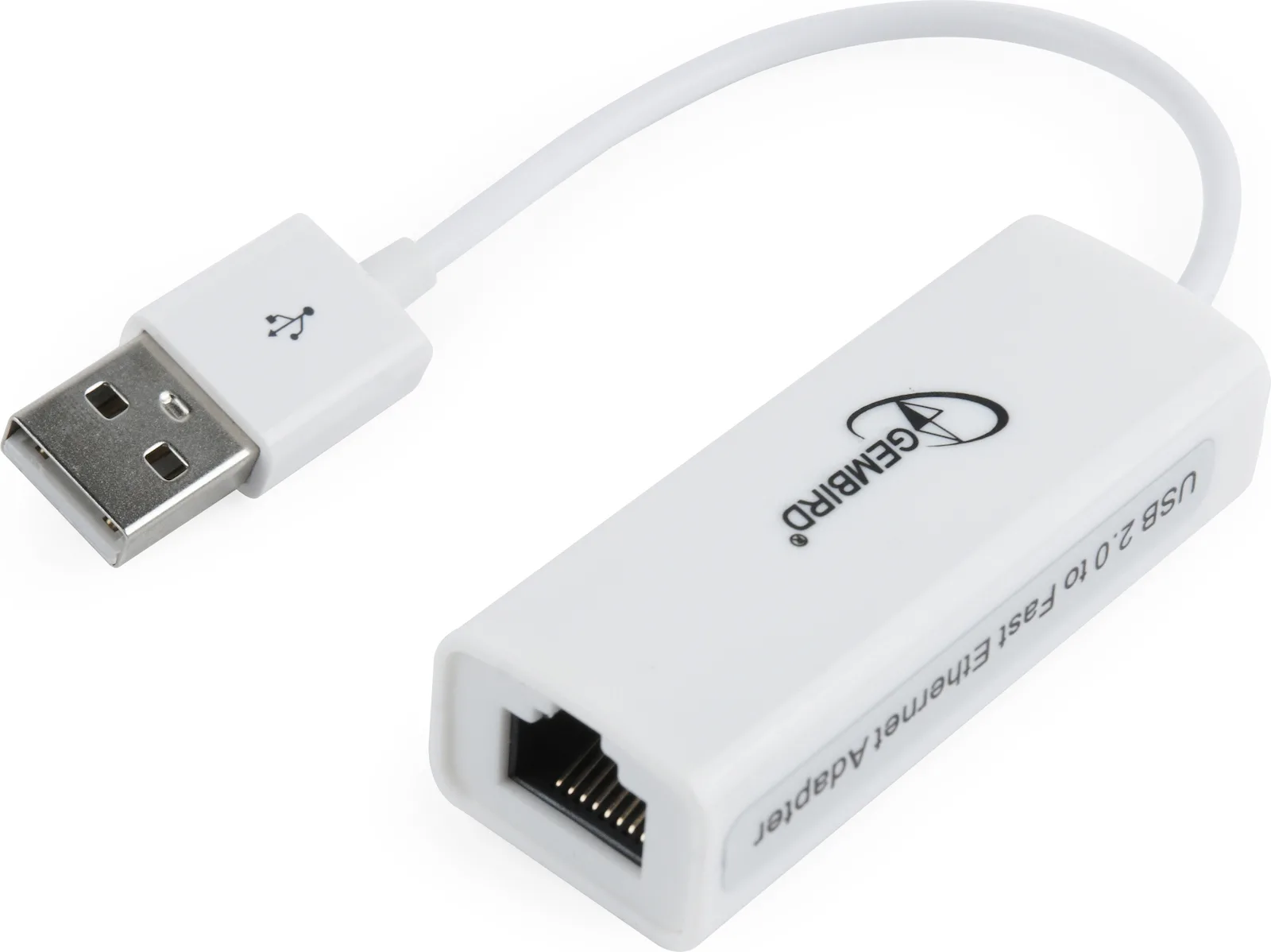 Gembird NIC-U2-02 USB Αντάπτορας Δικτύου για Ενσύρματη σύνδεση Ethernet - Image 1