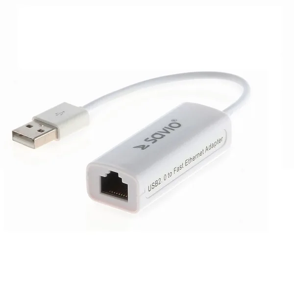 20220209095355_savio_cl_24_usb_antaptoras_diktyou_gia_ensyrmati_syndesi_ethernet Savio CL-24 USB Αντάπτορας Δικτύου για Ενσύρματη σύνδεση Ethernet - Image 1