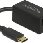 DeLock 65904 USB-C Αντάπτορας Δικτύου για Ενσύρματη σύνδεση Gigabit Ethernet
