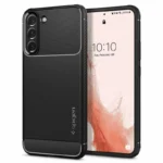 Spigen Rugged Armor Back Cover Σιλικόνης 2mm Μαύρο (Galaxy S22 5G) ACS03986