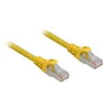 Sharkoon S/FTP Cat.6a Καλώδιο Δικτύου Ethernet 0.25m Κίτρινο 1τμχ 4044951018482