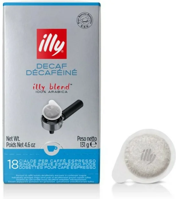 20220215112009_illy_kapsoules_decafeine_decaffeinato_symvates_me_michani_iperespresso_18tmch Illy Κάψουλες Espresso Decaffeinato Decaffeine Συμβατές με Μηχανή E.S.E. Pod 18caps - Image 1