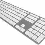 Matias Bluetooth Aluminum Keyboard Ασύρματο Bluetooth Πληκτρολόγιο Αγγλικό UK Συμβατό με Mac Ασημί