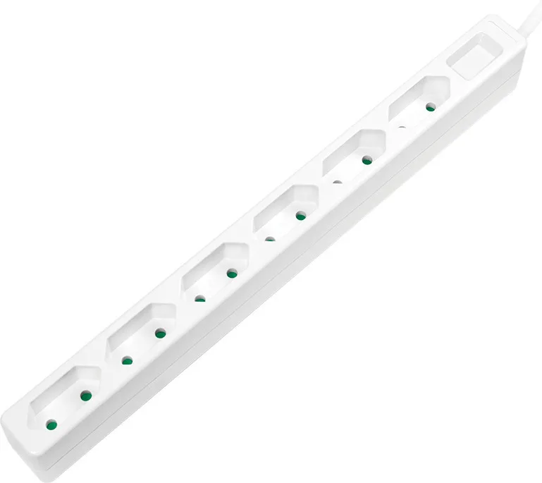 LogiLink Πολύπριζο 6 Θέσεων με Καλώδιο 1.5m LPS231 - Image 1