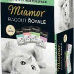 Miamor Ragout Royale Υγρή Τροφή για Ενήλικες Γάτες σε Κονσέρβα με Γαλοπούλα, Κοτόπουλο, Πάπια, Πουλερικά, Σολομό, Τόνο και Ψάρια χωρίς Γλουτένη 12x100gr FINN.74070