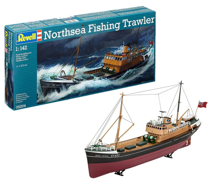 20220224132514_revell_northsea_fishing_trawler_1_142 Revell Φιγούρα Μοντελισμού Πλοίο Northsea Fishing Trawler 61 Κομματιών σε Κλίμακα 1:142 37.3x16.5εκ. 05204 - Image 1