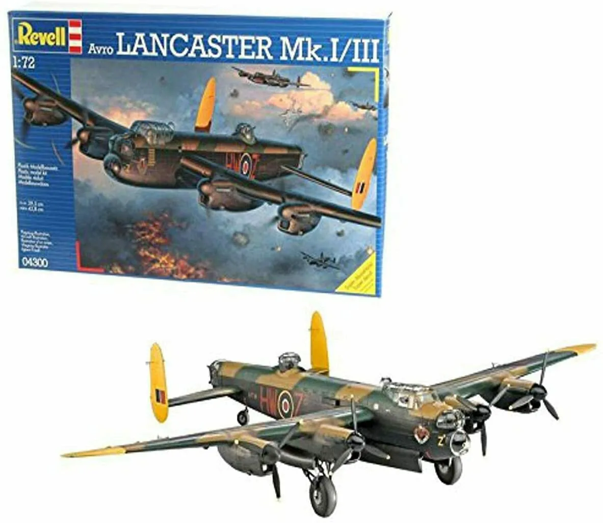 Revell Planes Series Avro Lancaster Mk.I/III Φιγούρα Μοντελισμού Αεροπλάνο 257 Κομματιών σε Κλίμακα 1:72 29.5x42.8εκ. 04300 - Image 1