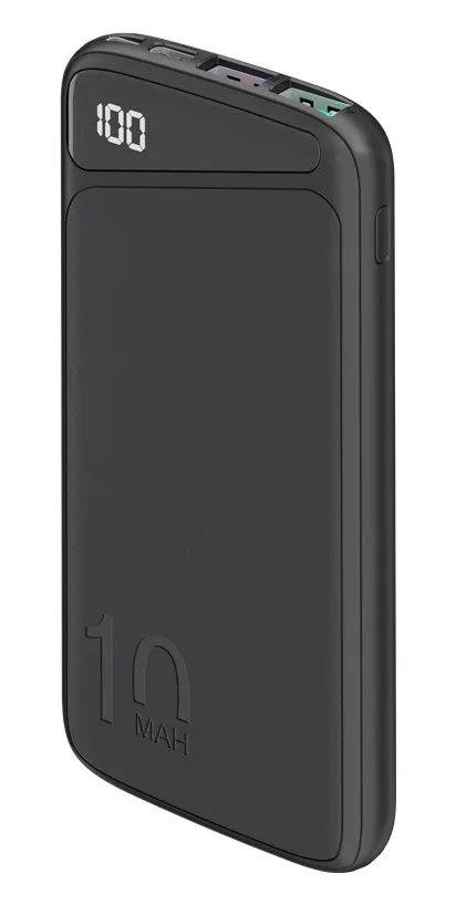 Goobay 53936 Power Bank 10000mAh 22.5W με 2 Θύρες USB-A και Θύρα USB-C Quick Charge 3.0 Μαύρο - Image 1
