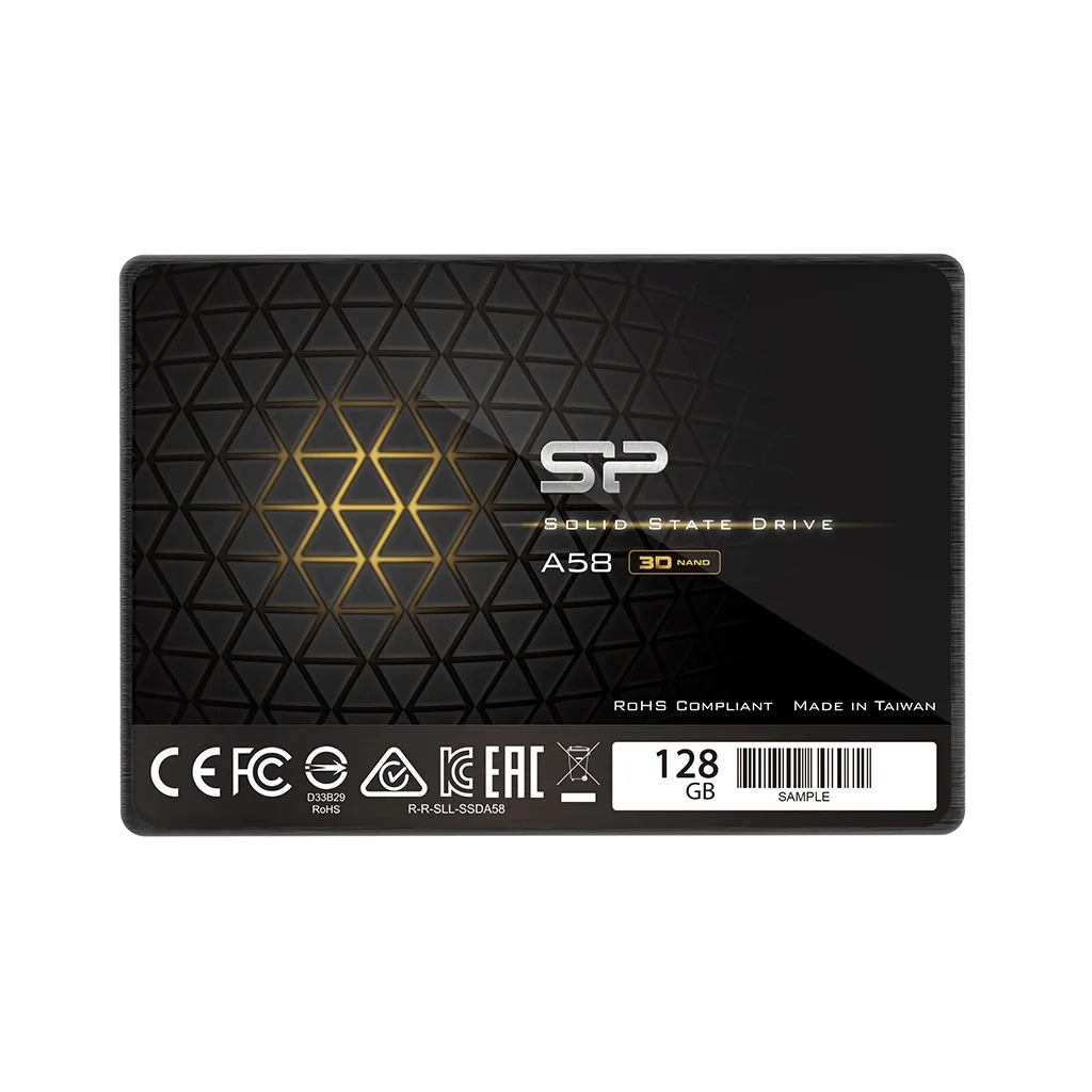 Silicon Power Ace A58 SSD 128GB τύπου 2.5'' με σύνδεση SATA III SP128GBSS3A58A25 Bulk - Image 1