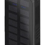 Goobay 53934 Ηλιακό Power Bank 20000mAh 18W με 2 Θύρες USB-A και Θύρα USB-C Power Delivery Μαύρο