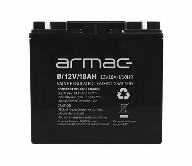 20220329135535_armac_mpataria_ups_me_choritikotita_18ah_kai_tasi_12v_b_12v_18ah Armac Μπαταρία UPS με Χωρητικότητα 18Ah και Τάση 12V B/12V/18AH 1τμχ - Image 1