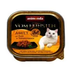 Animonda Vom Feinsten Adult Υγρή Τροφή για Ενήλικες Γάτες σε Ταψάκι με Γαλοπούλα χωρίς Σιτηρά 100gr