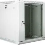Lanberg Επιτοίχια Καμπίνα Rack 12U 60x60cm Γκρι WF01-6612-10S