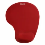 Savio MP-01BL Mouse Pad (230mm) με Στήριξη Καρπού Κόκκινο
