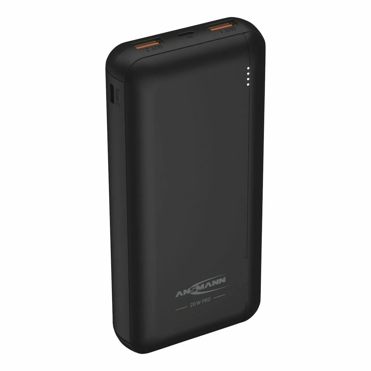 20220407160950_ansmann_pb320pd_power_bank_10000mah_20w_me_2_thyres_usb_a_kai_thyra_usb_c_power_delivery_quick_charge_3_0_mayro Ansmann PB320PD Power Bank 10000mAh 20W με 2 Θύρες USB-A και Θύρα USB-C Power Delivery / Quick Charge 3.0 Μαύρο - Image 1