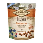 Carnilove Fresh & Crunchy Λιχουδιές Σκύλου με Στρουθοκάμηλο και Μύρτιλα 200gr