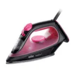 Braun Texstyle 1 SI SI1070PU Σίδερο Ατμού 2000W με Συνεχόμενη Παροχή 25gr/min και Κεραμική Πλάκα Black / Purple