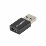 Lanberg Μετατροπέας USB-A male σε USB-C female 1τμχ AD-UC-UA-01