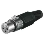 Goobay Βύσμα XLR female 3pin Μαύρο 11755