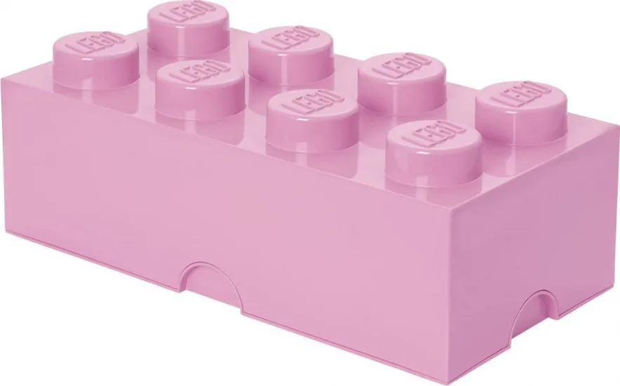 20220510011019_lego_paidiko_kouti_apothikeysis_apo_plastiko_8_stud_40041738_roz_50x25x17cm LEGO Παιδικό Κουτί Αποθήκευσης από Πλαστικό 8-Stud Ροζ 50x25x17cm 40041738 - Image 1