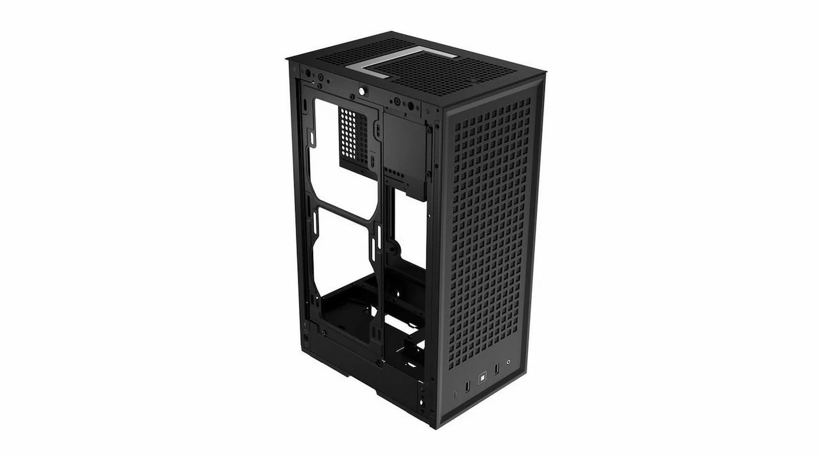 HYTE Revolt 3 Gaming Mini Tower Κουτί Υπολογιστή με Πλαϊνό Παράθυρο Μαύρο - Image 1