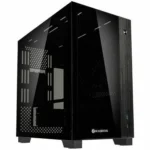 Raijintek Paean Mini Gaming Mini Tower Κουτί Υπολογιστή με Πλαϊνό Παράθυρο Μαύρο