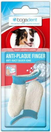 Bogacare Bogadent Anti-Plaque Finger Adult Οδοντόβουρτσα για Σκύλους κατά της Πέτρας & Πλάκας 200gr 2τμχ A35-BOG.UBO.0704 - Image 1