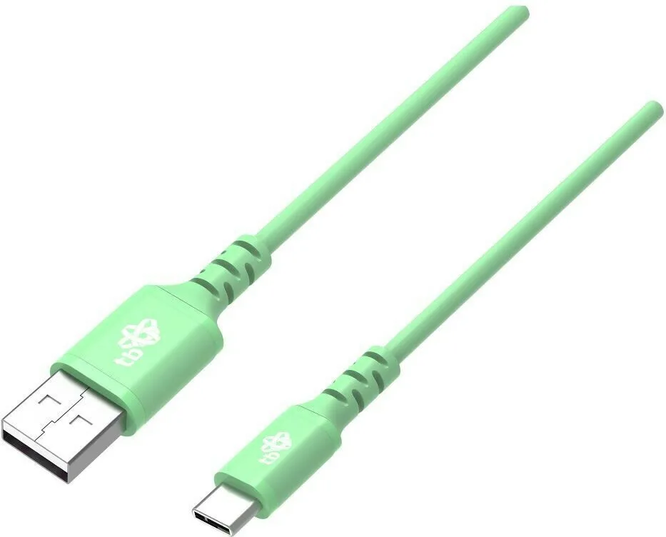Tb Energy USB 2.0 Cable USB-C male - USB-A Πράσινο 1m (AKTBXKUCMISI10Z) - Image 1