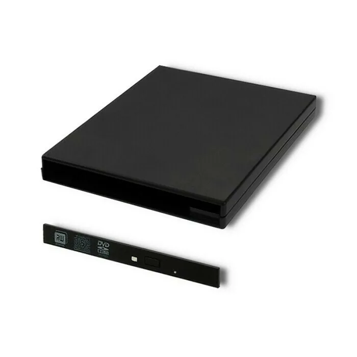 Qoltec External USB 2.0 9.5mm SATA Optical Drive Case 51864 51864 - Image 1