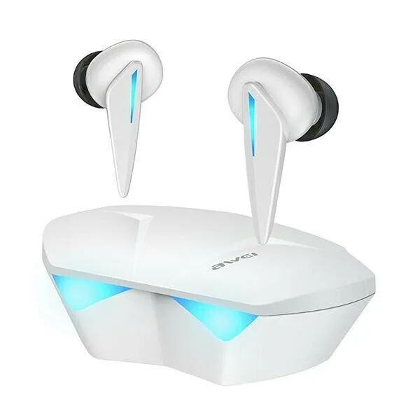 20220607154308_awei_t23_tws_in_ear_bluetooth_handsfree_akoustika_me_antochi_ston_idrota_kai_thiki_fortisis_leyka Awei T23 TWS In-ear Bluetooth Handsfree Ακουστικά με Αντοχή στον Ιδρώτα και Θήκη Φόρτισης Λευκά - Image 1