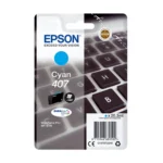 Epson 407 Γνήσιο Μελάνι Εκτυπωτή InkJet Κυανό (C13T07U240)