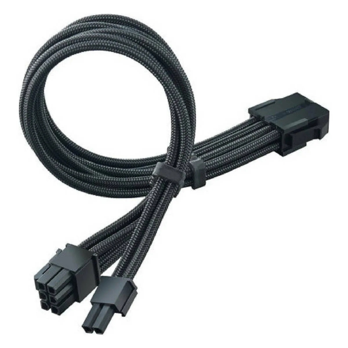 Silverstone 8-Pin PCIe - 6+2 Pin PCIe Cable 0.3m Μαύρο SST-PP07E-PCIB - Image 1