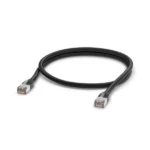 Ubiquiti U/FTP (STP) Cat.5e Καλώδιο Δικτύου Ethernet εξωτερικού χώρου 1m Μαύρο 1τμχ UACC-CABLE-PATCH-OUTDOOR-1M-BK