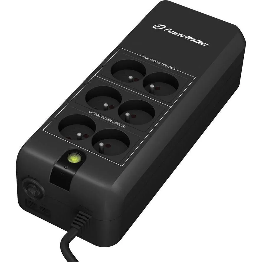Powerwalker VFD 600 APFC FR UPS Off-Line 600VA 300W με 6 Schuko Πρίζες - Image 1
