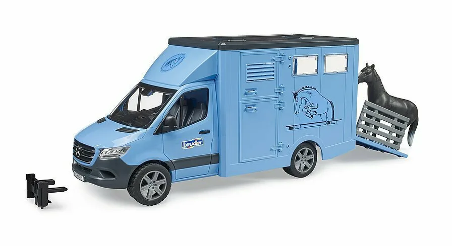 Bruder Mercedes Sprinter Μεταφοράς Αλόγων Αυτοκινητάκι 1:16 για 3+ Ετών - Image 1