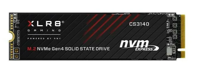 PNY XLR8 CS3140 SSD 4TB τύπου M.2 με σύνδεση PCI Express 4.0 (PS5 Compatible) M280CS3140-4TB-RB - Image 1
