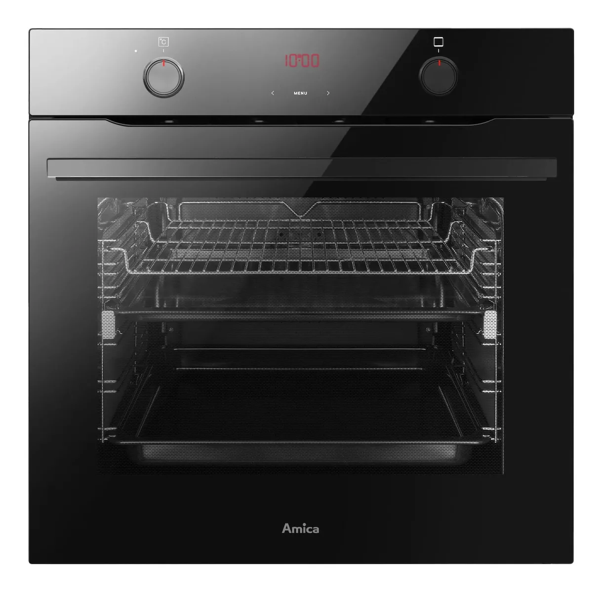 Amica ED37610B X-Type Steam Φούρνος άνω Πάγκου 77lt Π59.5εκ. Μαύρος - Image 1