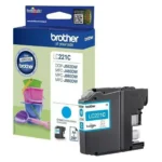 Brother LC221 Γνήσιο Μελάνι Εκτυπωτή InkJet Κυανό (LC-221C)