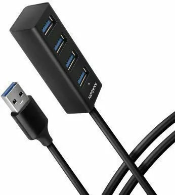 Axagon USB 3.2 Hub 4 Θυρών με σύνδεση USB-A (HUE-M1AL) - Image 1