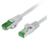 Lanberg S/FTP Cat.7 Καλώδιο Δικτύου Ethernet 0.25m Γκρι 1τμχ PCF7-10CU-0025-S