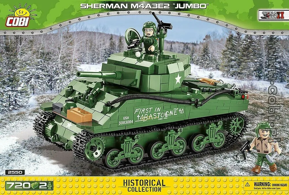 20220708104819_cobi_sherman_m4a3e2_jumbo_1_48 Cobi Τουβλάκια Sherman M4A3E2 Jumbo για 11+ Ετών 720τμχ COBI-2550 - Image 1