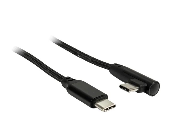 20220712151309_inter_tech_angle_90_braided_usb_2_0_cable_usb_c_male_usb_c_male_mayro_1m_88885581 Inter-Tech Angle (90°) / Braided USB 2.0 Cable USB-C male - USB-C Μαύρο 1m (88885581) - Image 1