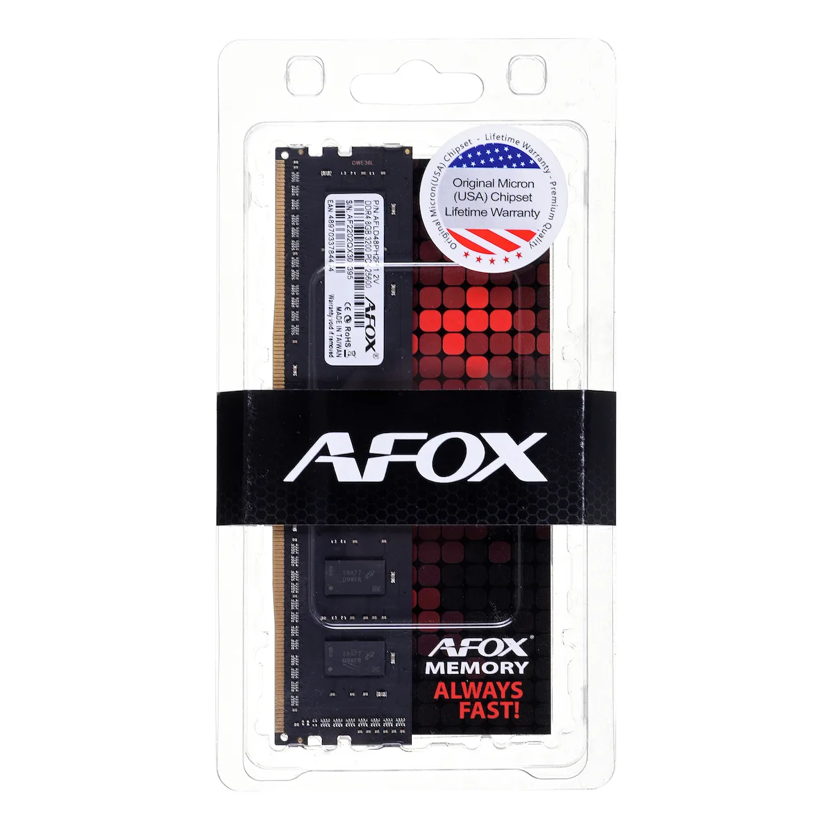 20220713095903_afox_16gb_ddr4_ram_me_sychnotita_3200mhz_gia_desktop_afld416ps1p Afox DDR4 με Module 1x16GB και Ταχύτητα 3200 για Desktop AFLD416PS1P - Image 1