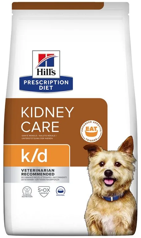 Hill's Prescription Diet Kidney Care K/D 4kg Ξηρά Τροφή για Ενήλικους Σκύλους με Ρύζι και Κοτόπουλο - Image 1