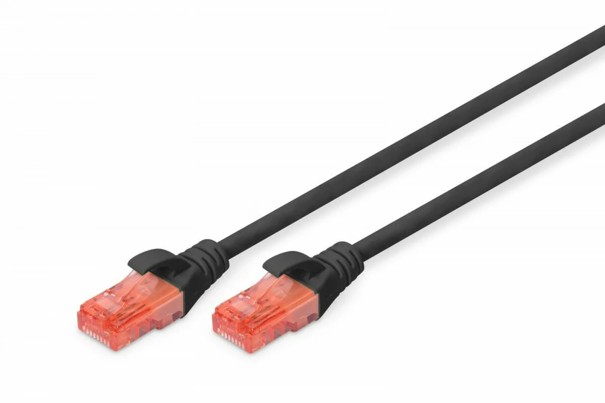 Digitus U/UTP Cat.6 Καλώδιο Δικτύου Ethernet 5m Μαύρο 1τμχ DK-1612-050/BL - Image 1