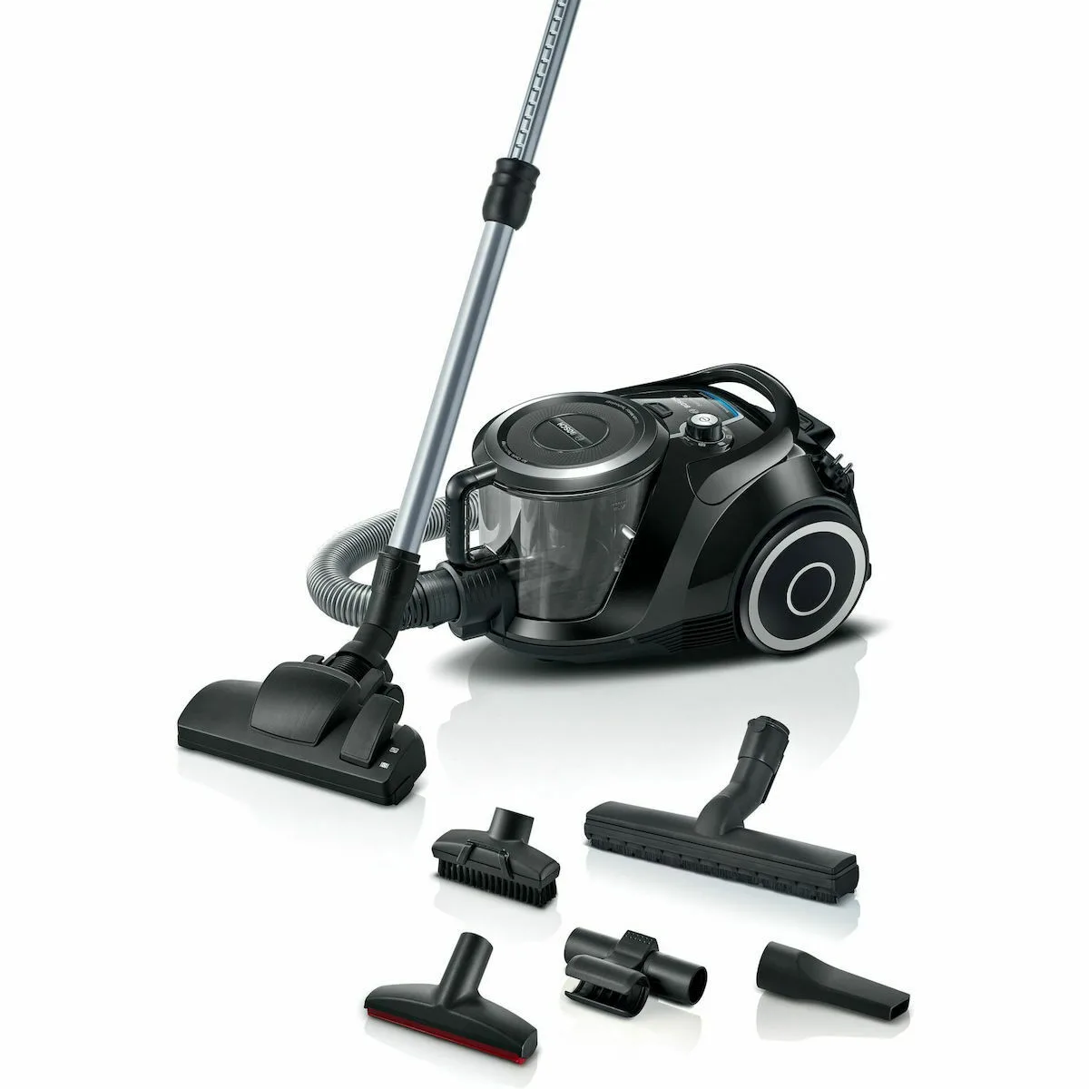 Bosch BGC41XSIL Ηλεκτρική Σκούπα 700W με Σακούλα 2.4lt Μαύρη - Image 1
